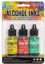 Ranger Alcohol Ink Kits Key West 3x14ml Tim Holz