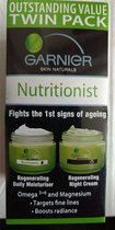 Garnier Nutritionist Regenererende Dagcrème + Nachtcrème - Duopak 2 x 50 ml