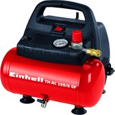 Einhell Compressor TC-AC 190/6/8 OF - 2200 W - 10 bar - 50 L tank - Aanzuigcapaciteit: 185 l/min - Oliegesmeerd