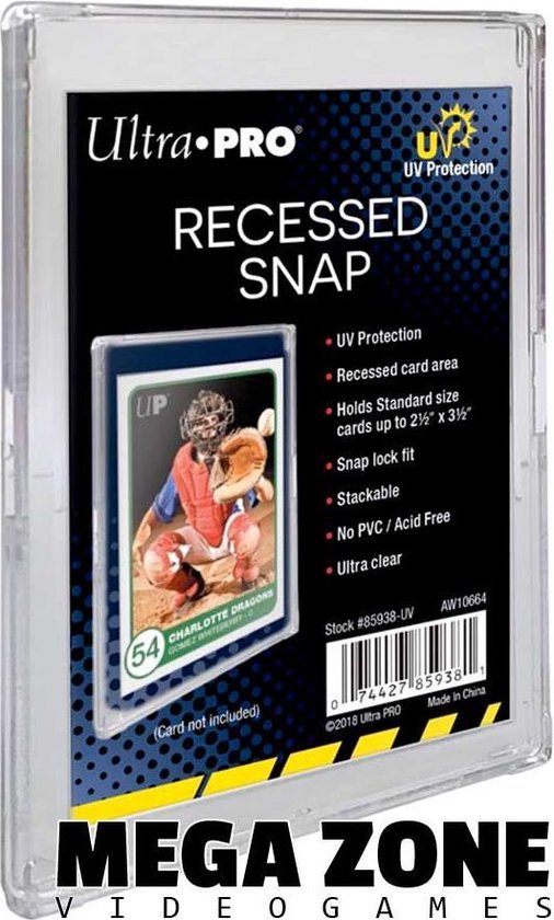 Afbeelding van het spel Ultra PRO UV Recessed Snap Card Holder