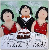 Dikke dames schilderij
