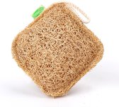 WiseGoods Loofah Afwasspons Handgemaakte - Spons Afwas Ecologisch - Duurzaam - 100% Natuurlijk