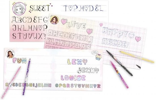Top Model handlettering creatieve hand lettering schrijf boek - TOPModel