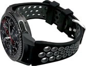 Sportbandje Zwart/Grijs geschikt voor Samsung Gear S3 & Galaxy Watch 46mm