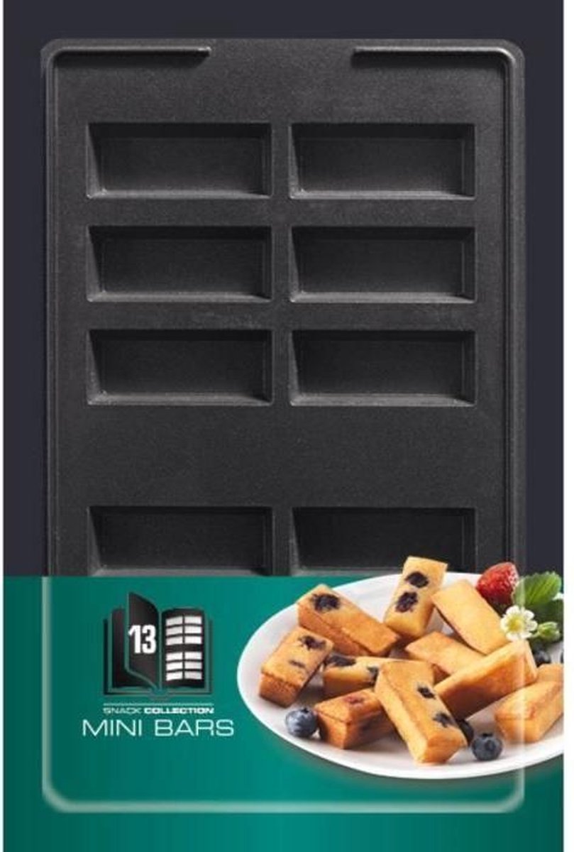 Tefal XA801312 - Plaat voor contactgrill - Mini Staafjes voor Snack  Collection - | bol.com