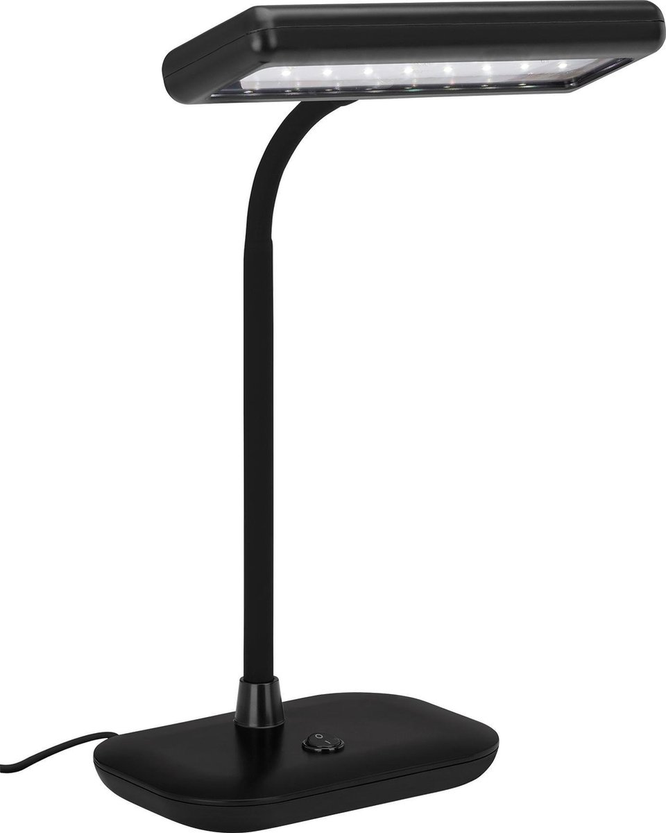 Briloner Leuchten DAYLIGHT  Bureaulamp Tafellamp - LED - 75W - Draaibaar en Kantelbaar - Zwart - Briloner Leuchten