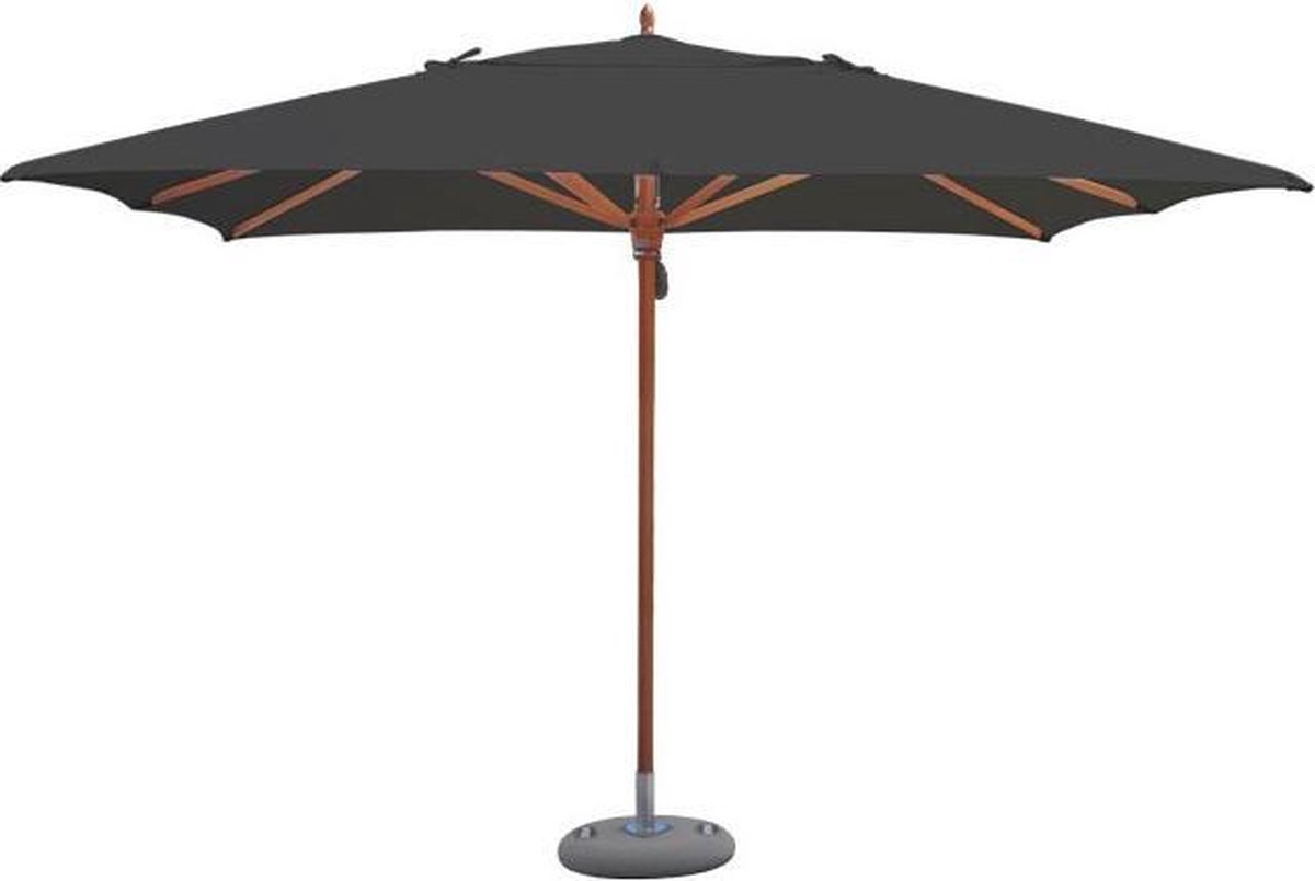 Tradewinds Classic Parasol hout (eucalyptus) vierkant 3,5m X 3,5m
