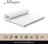 Nirwana Bedden Topper - HR50 Koudschuim - Topdekmatras - Ergonomisch - 150x220cm ca 12cm dik matras