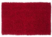 Lucy's Living Luxe Badmat MERCI Red Exclusive – 60 x 90 cm – rood - anti-slip - micro fiber - badkamer mat - badmatten - badtextiel - wonen – accessoires - exclusief
