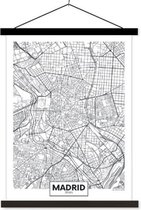 Schoolplaat City Map Madrid - 60xH90 cm