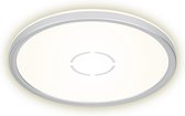 Briloner Leuchten FREE Plafondlamp - rond - LED - Met achtergrondverlichting - 18W - Wit Zilver