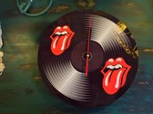 Rolling Stones klok langspeelplaat. Handgemaakt.