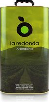 La Redonda - Extra vierge olijfolie gemaakt van 100% Arbequina-olijven -  4 L - blik - Vroege oogst van een boederij in Aragon - koud geperst