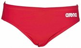 arena Solid Zwemslip Heren, red/white Maat DE 3 | US 30