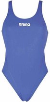 arena Solid Swim Tech High Badpak Dames blauw Maat DE 42 | US 38