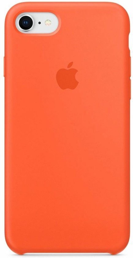 Gespierd kooi Proberen Apple Siliconen Hoesje voor iPhone 7/8 - Spicy Orange | bol.com