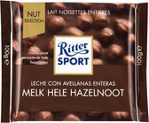 Ritter Sport melk hele hazelnoot 100 gr