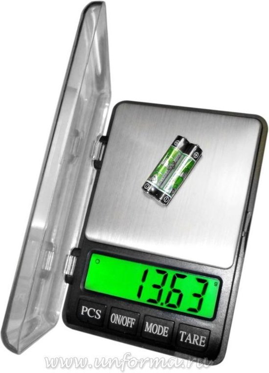 tempo Vlot Kaliber LuxeBass Digitale weegschaal 0.01 x 600 gram | Kleine keukenweegschaal |  Precisie... | bol.com