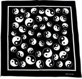 Zac's Alter Ego Bandana Yin Yang  Zwart