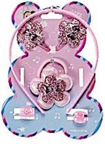 Lg-imports Haaraccessoires Bloem Meisjes 19 Cm Roze 6-delig