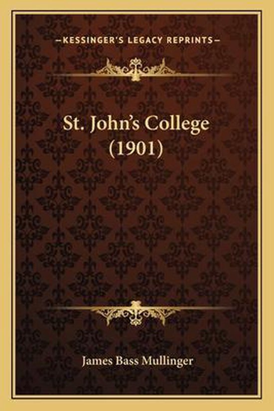 St. John's College (1901) - cover