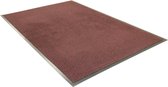Wash & Clean "budget" schoonloop vloerkleed / entree mat, kleur "Chili Red", 120 cm x 80 cm.
