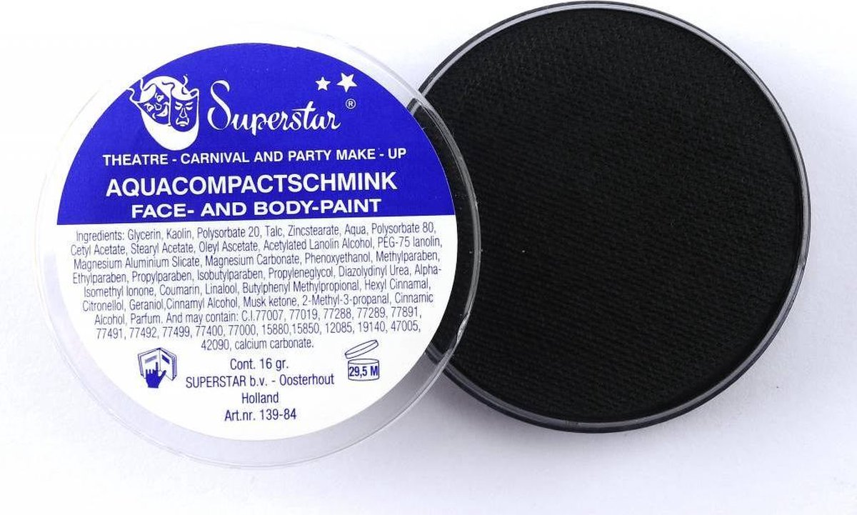 Schmink zwart 45 gram. — afbeelding 4
