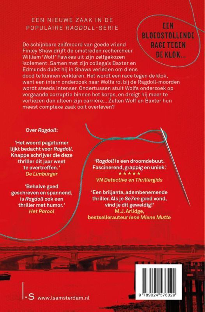 Ragdoll 3 -   De wolven - back cover