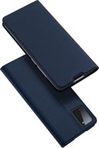 Hoesje geschikt voor Samsung Galaxy A41 - dux ducis skin pro book case - donker blauw