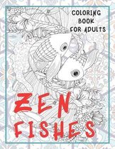 Zen Fishes - Coloring Book for adults