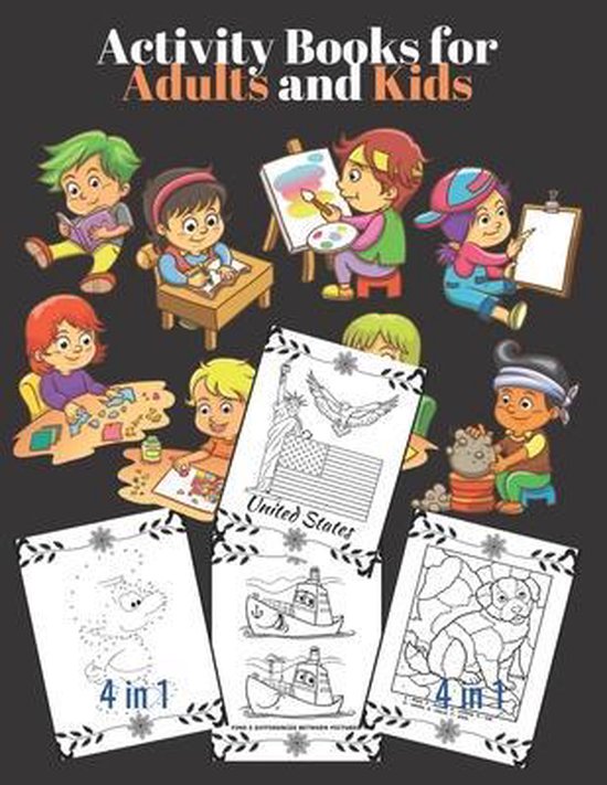 Activity Books for Adults and Kids, Majido Coloring 9798644070961