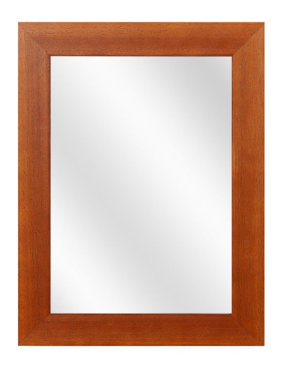 Spiegel met Brede Houten Lijst - Kersen - 40x60 cm