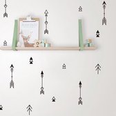 Muurstickers Kinderkamer & Babykamer - Wanddecoratie - Nordic Style - Pijlen - Zwart/Wit4