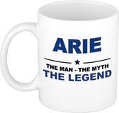 Arie The man, The myth the legend cadeau koffie mok / thee beker 300 ml