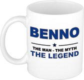 Benno The man, The myth the legend cadeau koffie mok / thee beker 300 ml