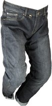 Bycity-motorbroek-spijkerbroek-Motorjeans met stretch -Tejano III man-zwarte stone wash