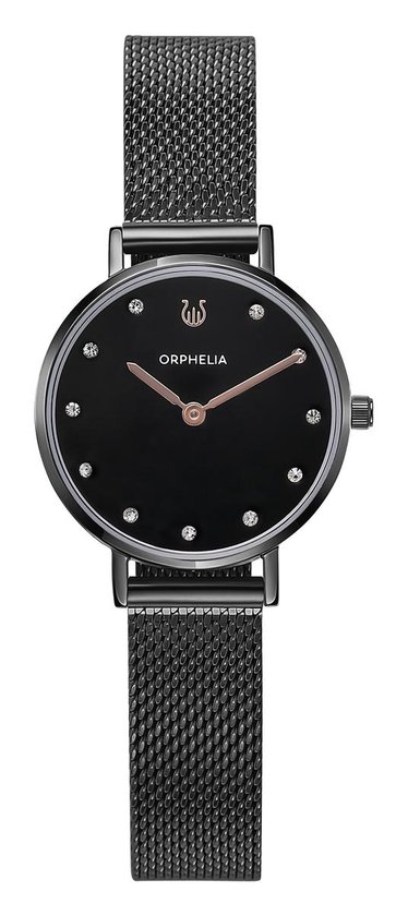 Orphelia Birdi OR12927 Horloge - Staal - Zwart - Ø 28 mm