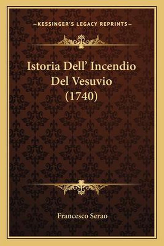 Foto: Istoria dell incendio del vesuvio 1740 