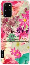 Casetastic Samsung Galaxy S20 Plus 4G/5G Hoesje - Softcover Hoesje met Design - Summer Love Flowers Print
