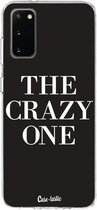 Casetastic Samsung Galaxy S20 4G/5G Hoesje - Softcover Hoesje met Design - The Crazy One Print