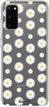 Samsung Galaxy S20 Hoesje - Casetastic - Soft Serie - TPU Backcover - Daisies - Hoesje Geschikt Voor Samsung Galaxy S20