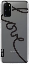Casetastic Samsung Galaxy S20 Plus 4G/5G Hoesje - Softcover Hoesje met Design - Written Love Black Print