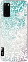 Casetastic Samsung Galaxy S20 4G/5G Hoesje - Softcover Hoesje met Design - Rainbow Mandala Print