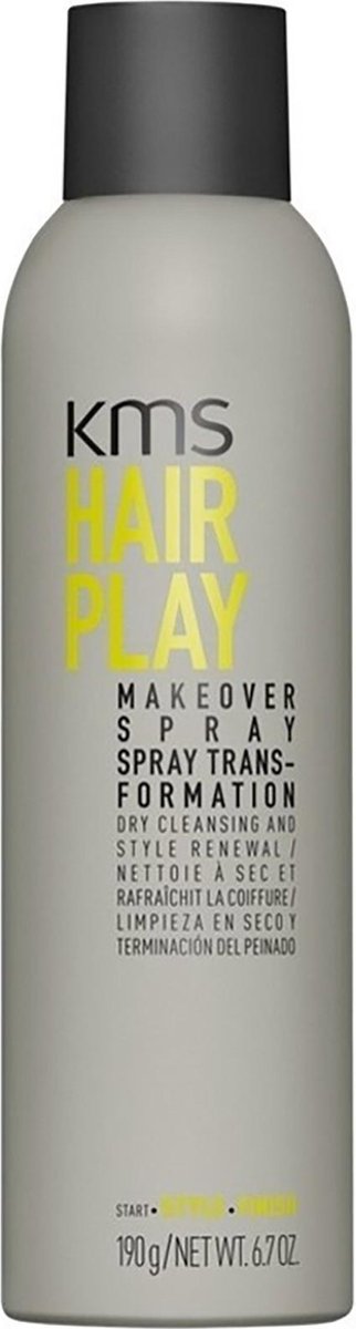KMS HAIRPLAY MAKEOVER SPRAY VOC 55% 250ML - Droogshampoo vrouwen - Voor