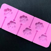 Hondenpoot lekstok - dierenpoot lolly vorm voor koek/snoep/zeep/resin - Holy Moldy