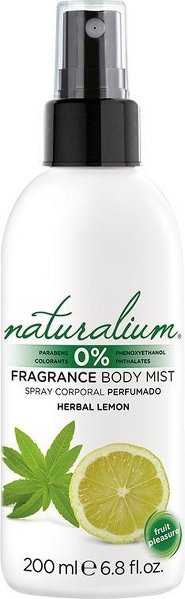 Body Mist Herbal Lemon Naturalium (200 ml)