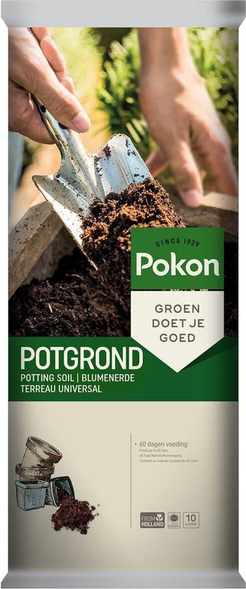 Pokon Universele Potgrond 10L – geschikt voor kamerplanten en buitenplanten