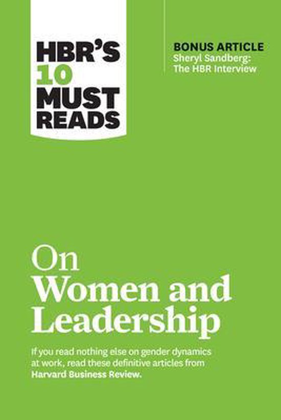 Boek cover Hbrs 10 Must Reads on Women and Leadership (with Bonus Article sheryl Sandberg: The HBR Interview) van Harvard Business Review (Paperback)