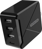 Sitecom CH-013 oplader voor mobiele apparatuur Zwart Binnen