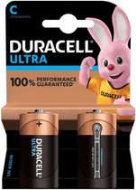 Duracell - Ultra alkaline C-batterijen - 2 stuks